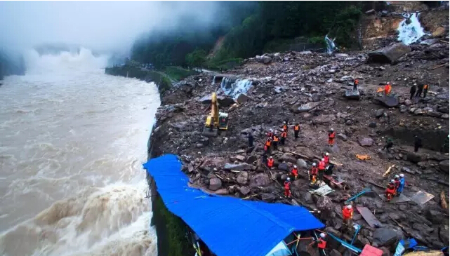 线路板厂祈福|福建泰宁山体滑坡紧急救援中