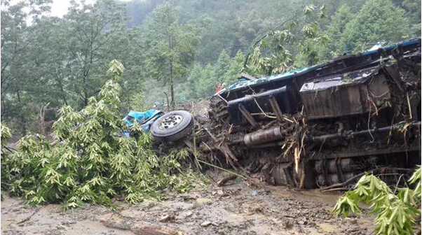 线路板厂祈福|福建泰宁山体滑坡紧急救援中