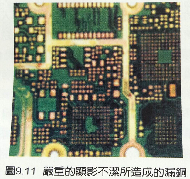 线路板绿漆白化问题及绿漆显影不洁的化镍浸金露铜问题